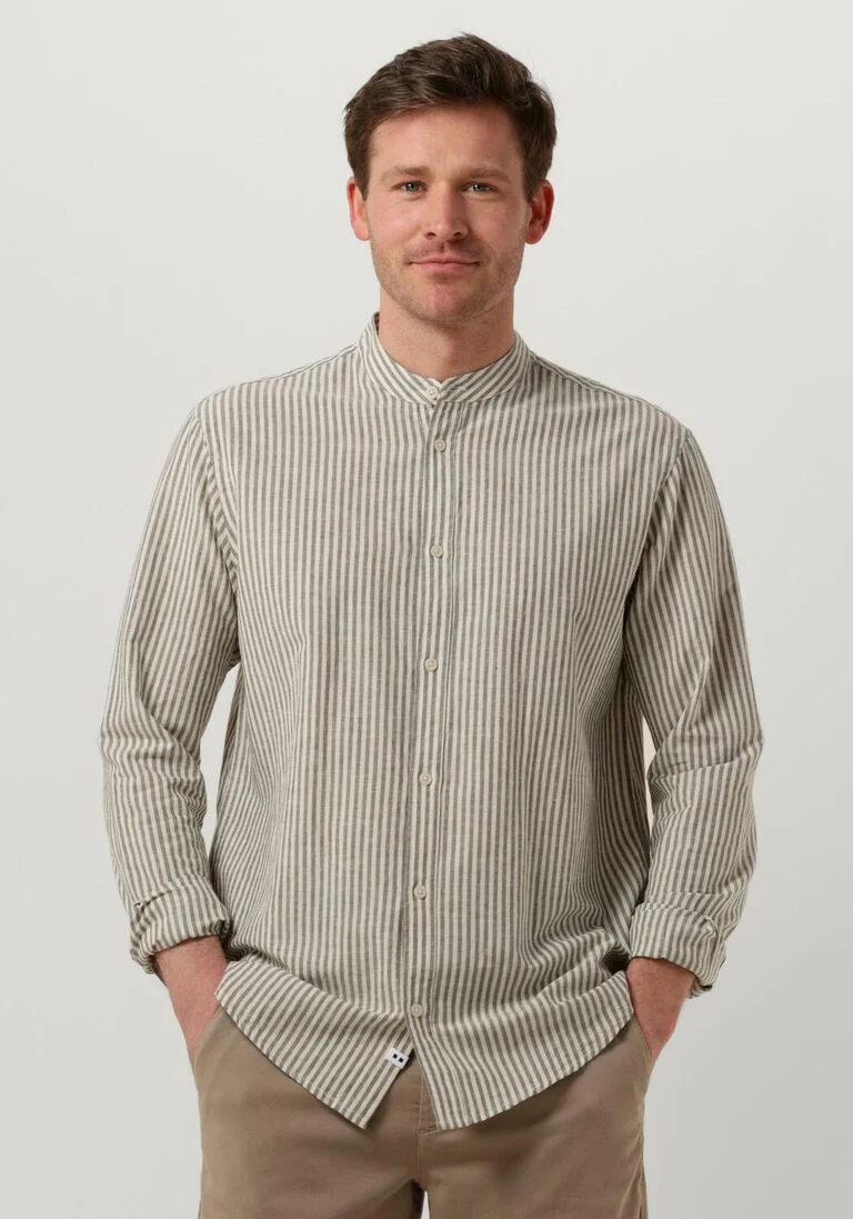MINIMUM grijze minimum casual overhemd cole