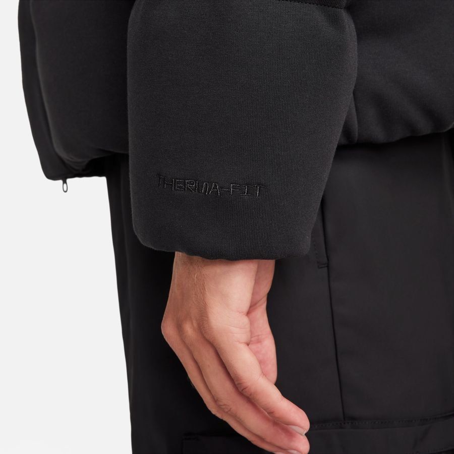 Nike Manteau d'Hiver Doudoune Tech Fleece Therma-FIT Puffer - Noir