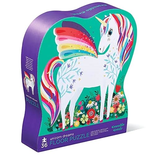 Crocodile creek vloerpuzzel eenhoorns - 36st
