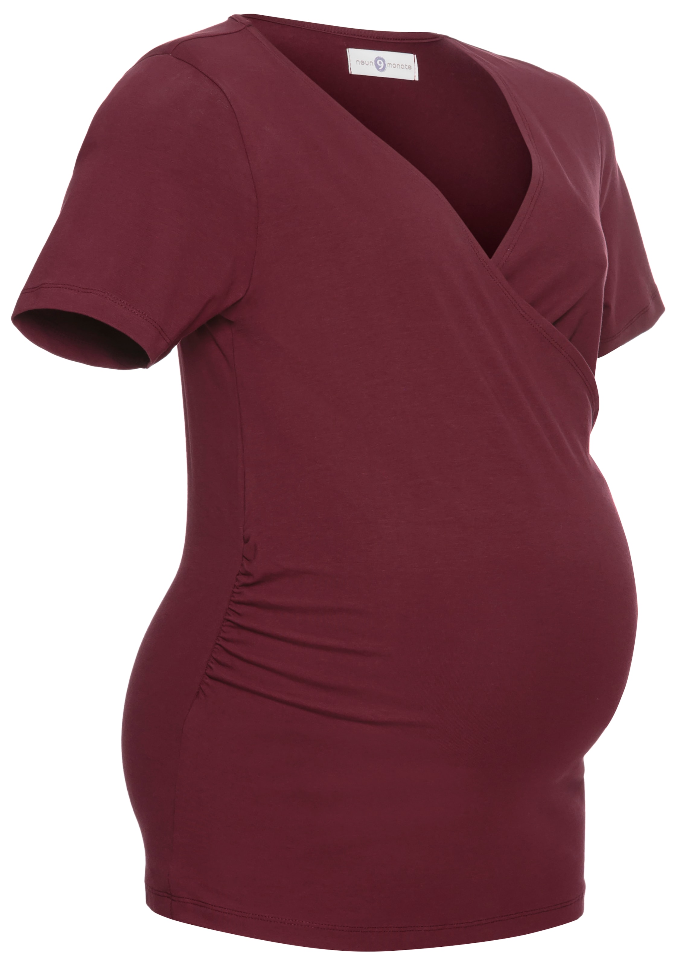 Neun Monate Umstandsshirt », 2er Pack T-Shirts für Schwangerschaft und Stillzeit«, 2 Stk. , für bequemes Stillen