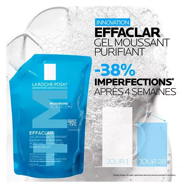 La Roche-Posay Effaclar Gel Espuma Ecológico 400ml