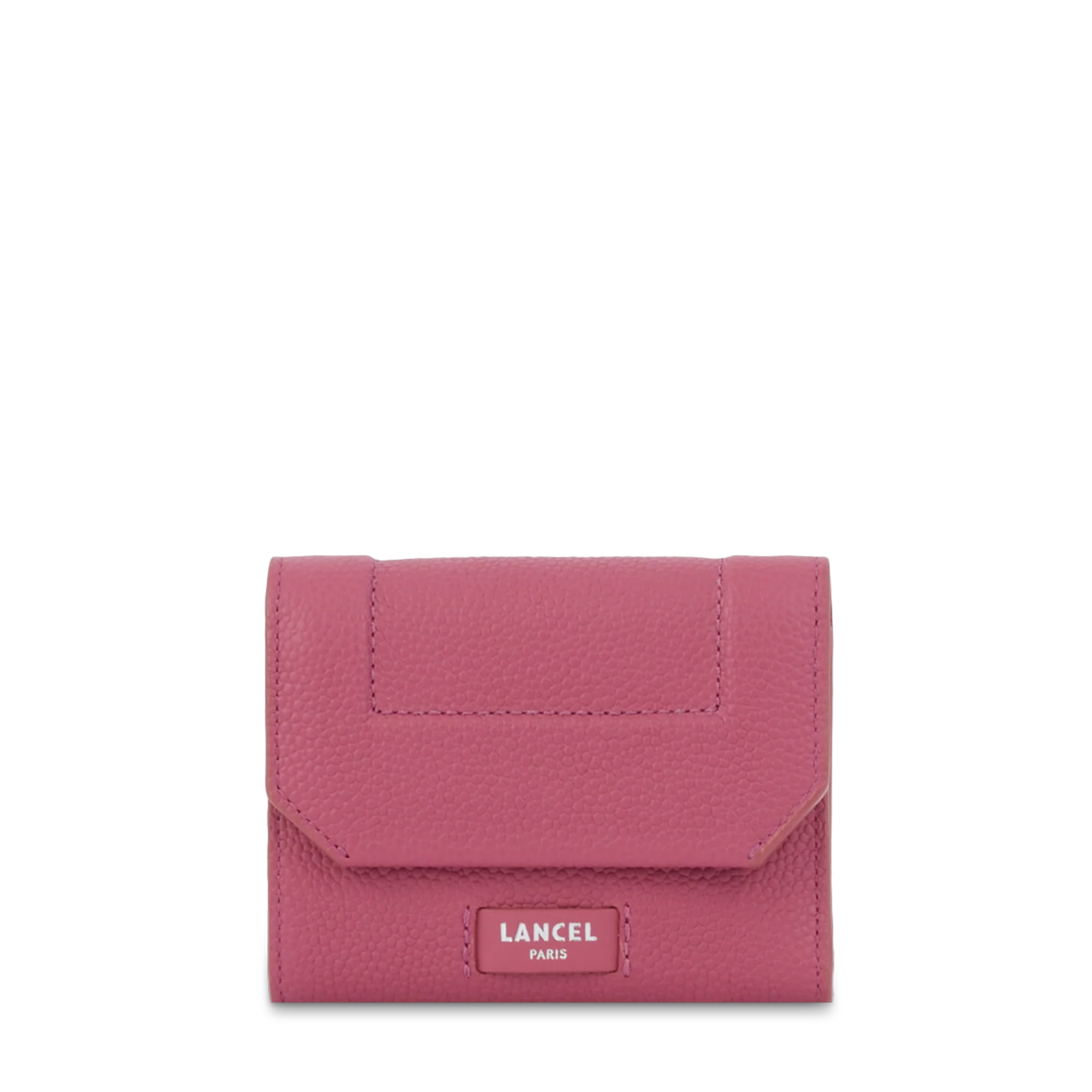 Portefeuille compact medium rabat Ninon de Lancel-Cerise