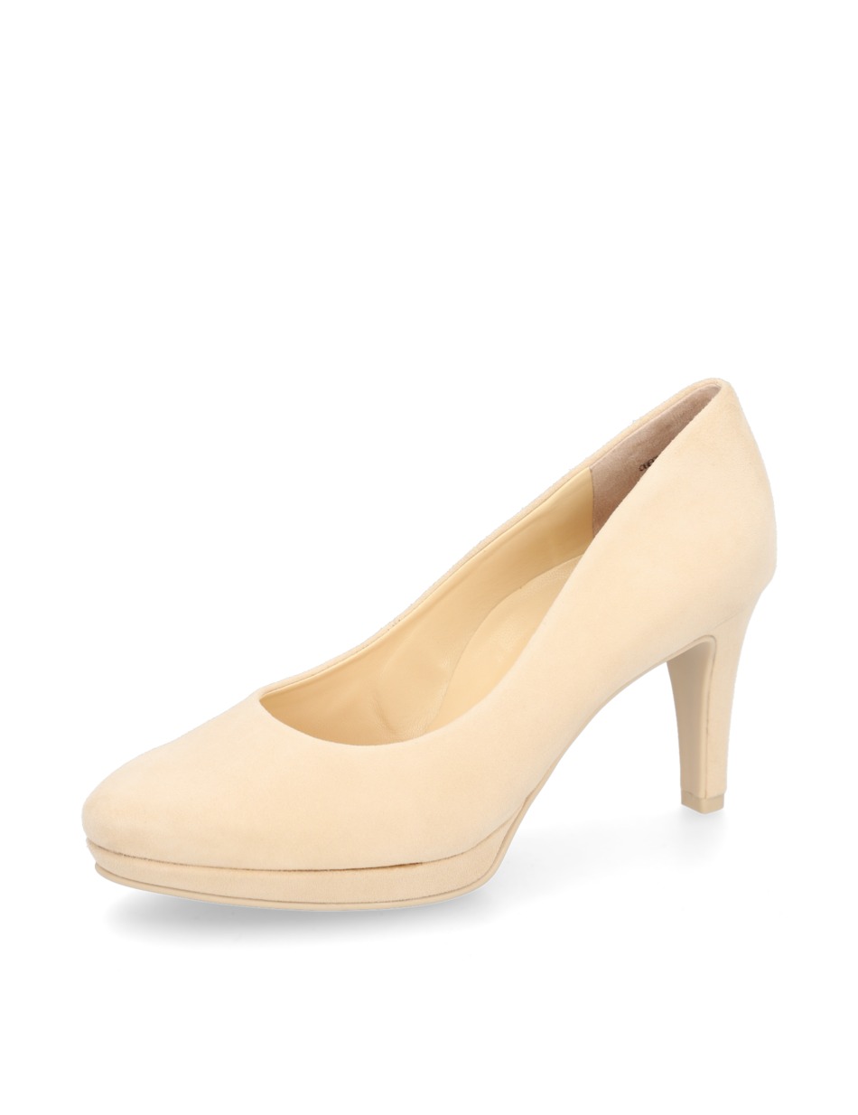 Veloursleder Pumps