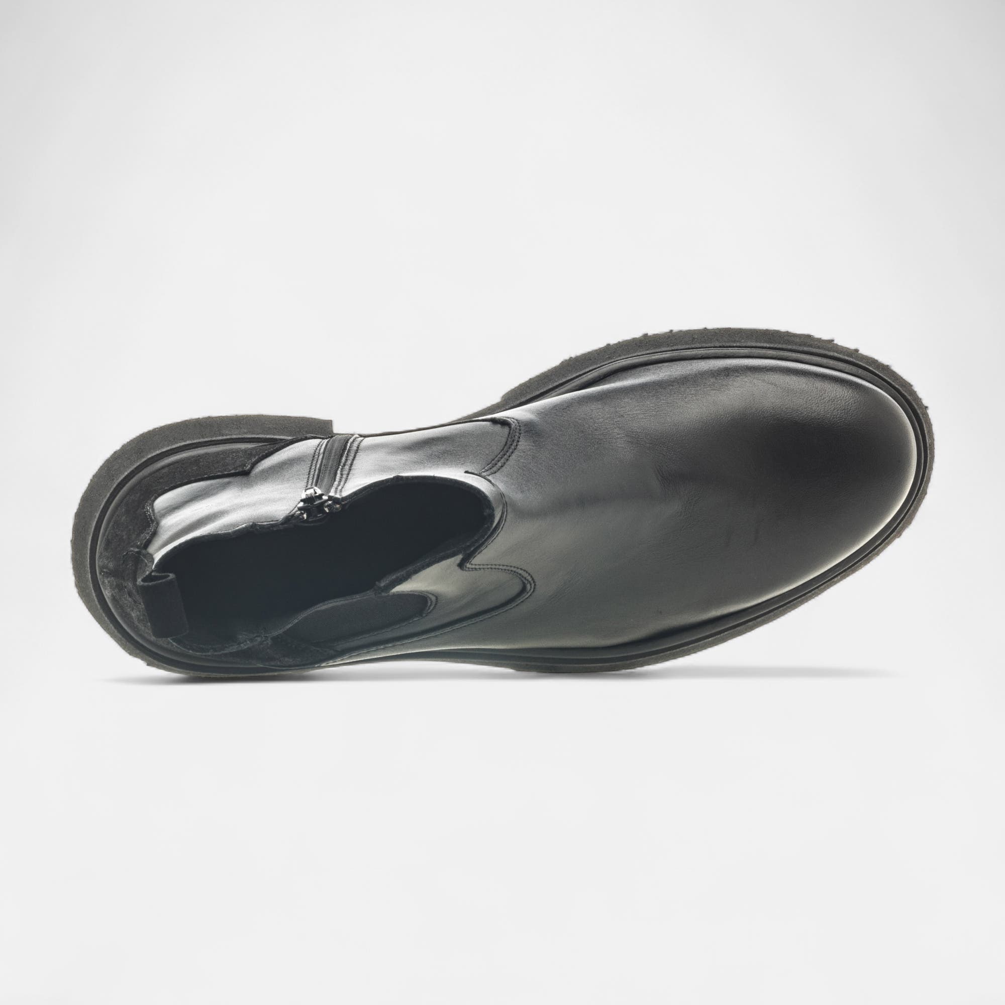 Boots chelsea Homme en cuir noir