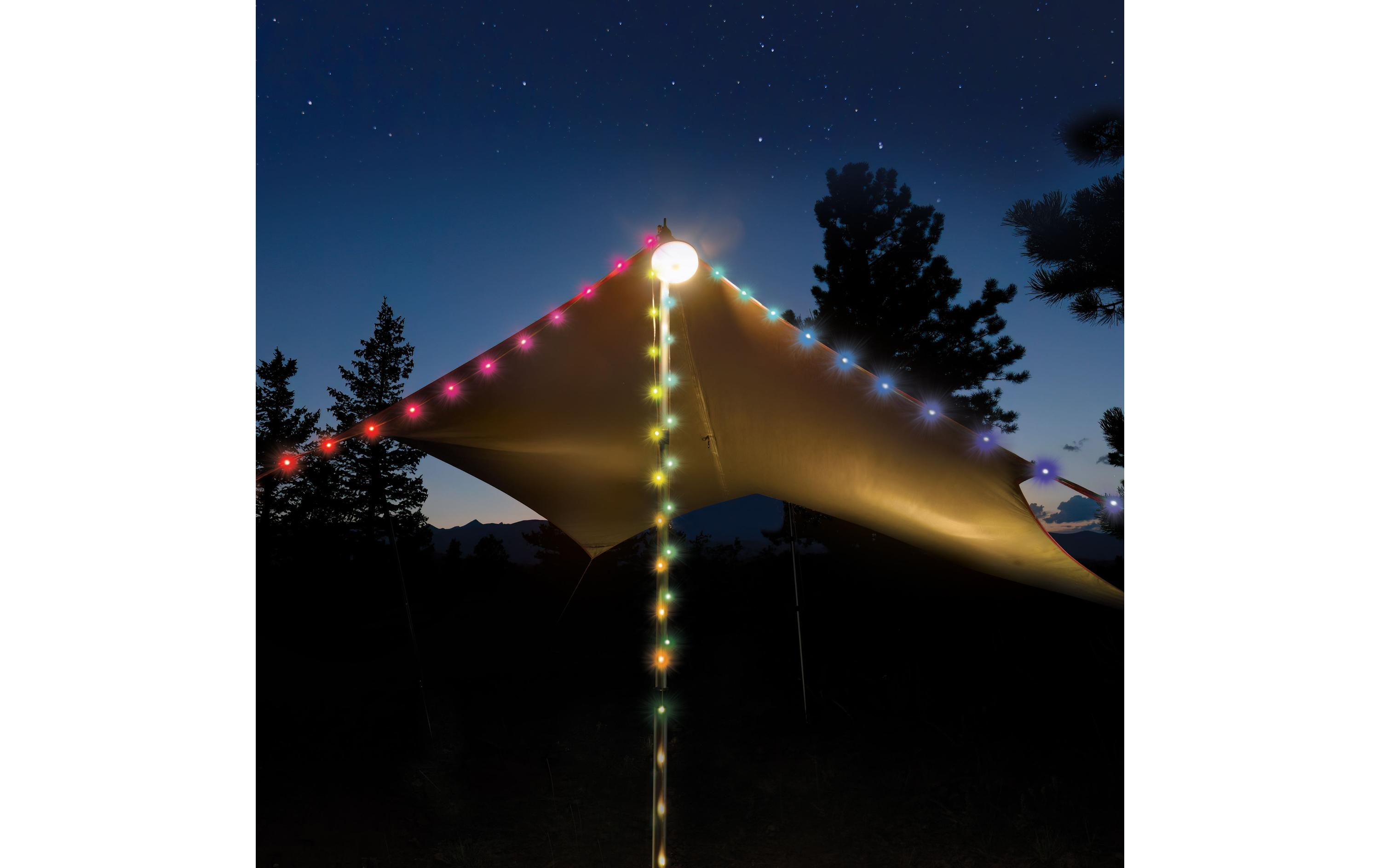 Radiant StarLitAufladbare Laterne und Lichterkette