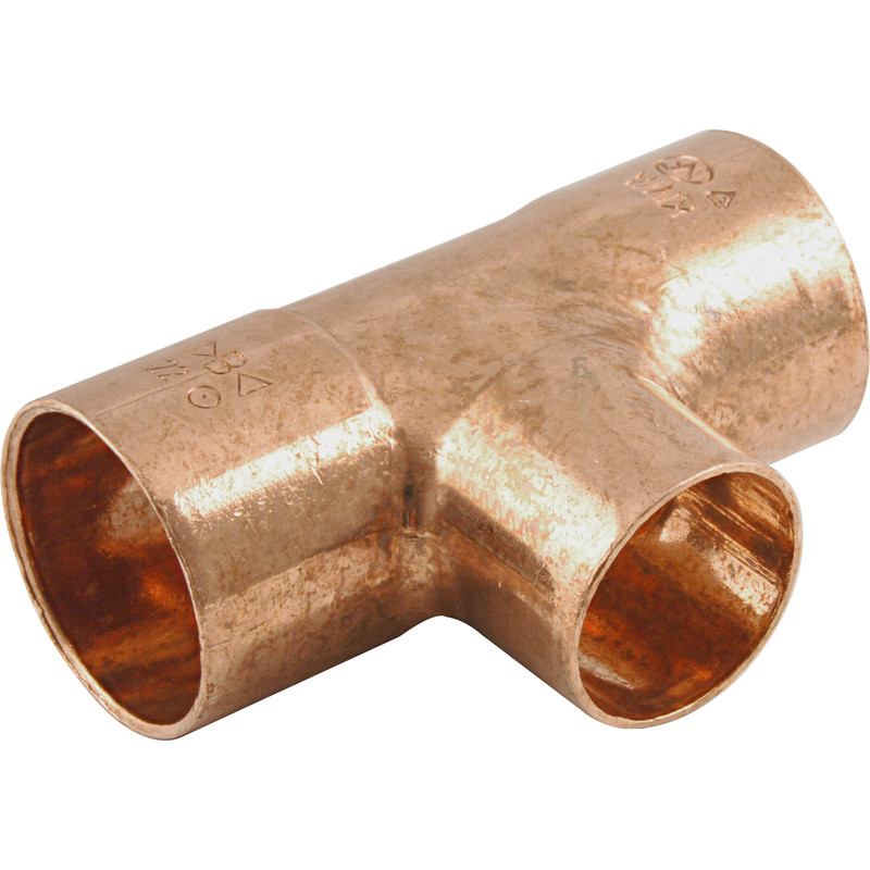 Conex soldeer T-Stuk verloop 22x15x15mm