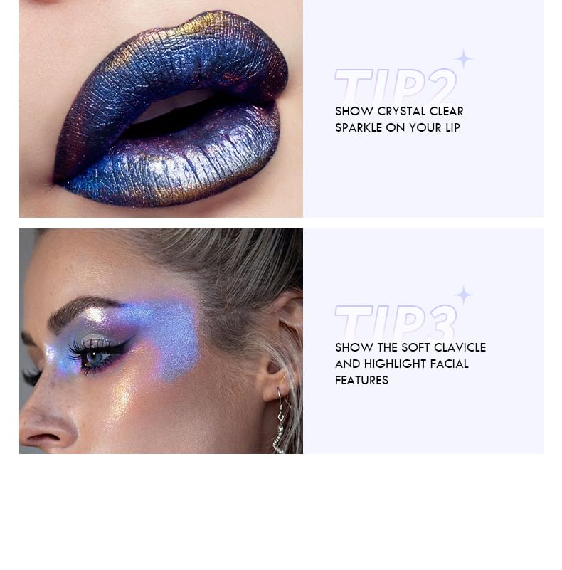 Pudaier - Multi-Chrome Liquid Shimmer Eyeshadow - 19 kleuren