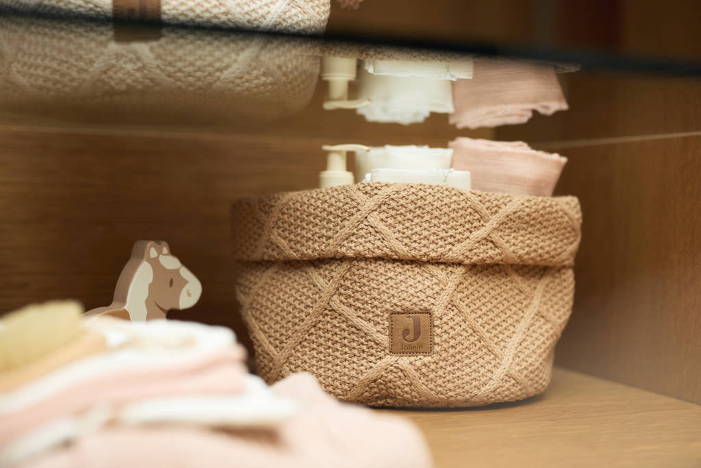 commodemandje Check Knit Biscuit