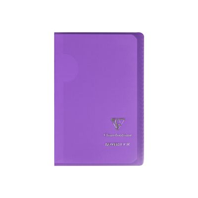 Clairefontaine Koverbook - Carnet polypro 9 x 14 cm - 96 pages - petits carreaux (5x5 mm) - disponible dans différentes couleurs