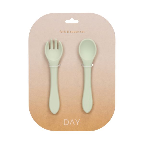 DAY Bestekset - Siliconen - Faded Blue
