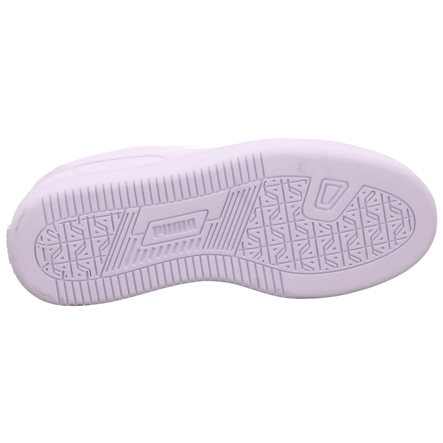 PUMA Kinder Sportschuh Weiss Lederimitat