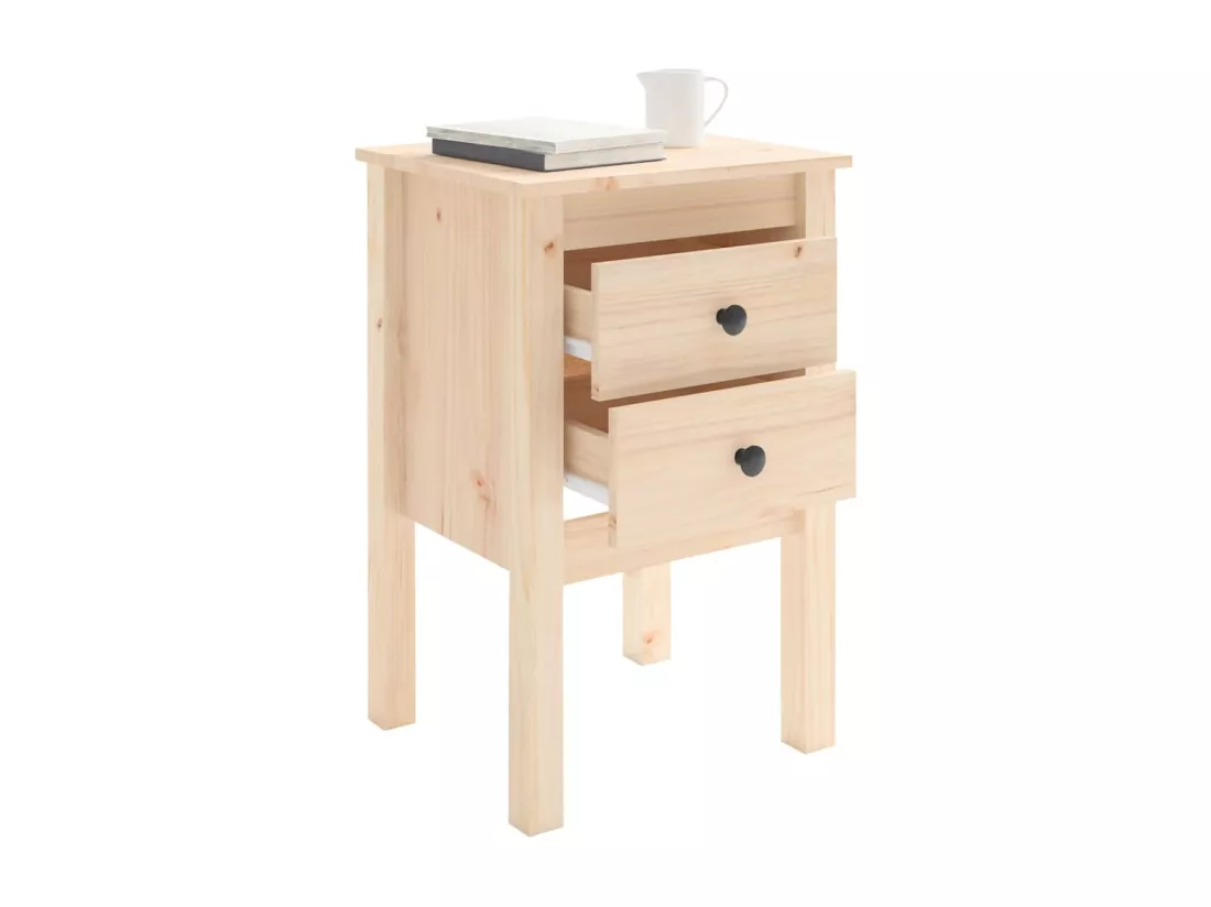 Table de chevet 40x35x61,5 cm Bois de pin massif