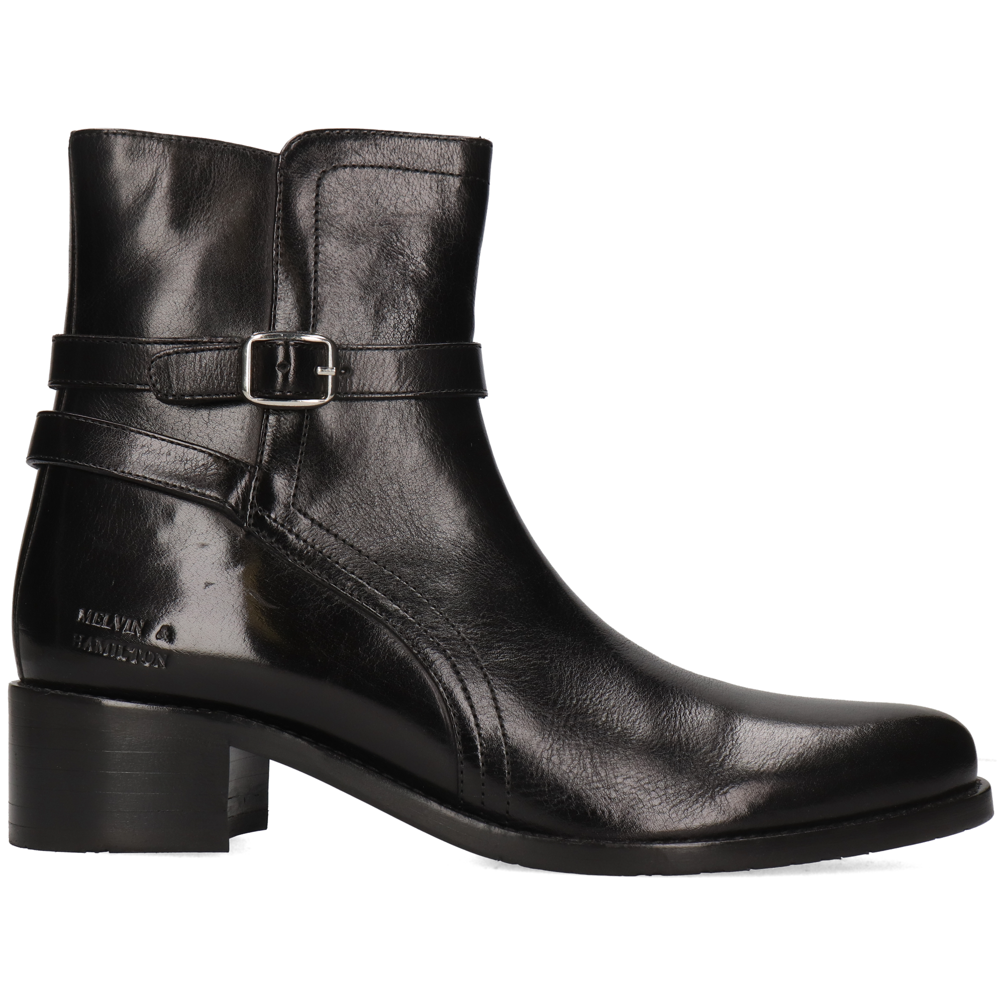 KAYA 3 - Bottines à talon bottier | Noir