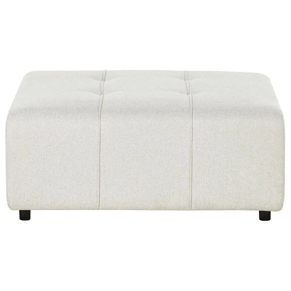 INNVIK - Ottomaan - Lichtbeige - Polyester
