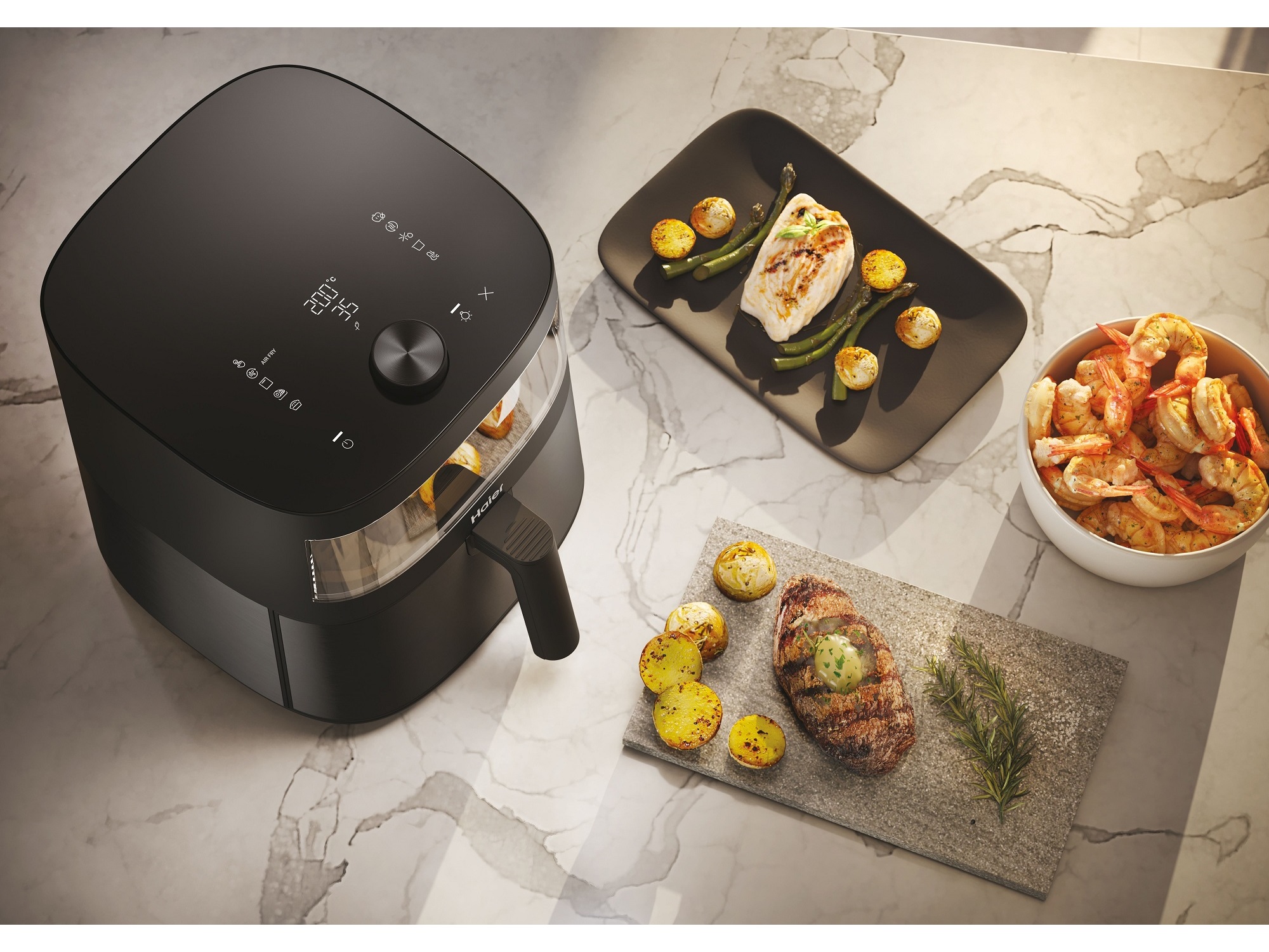 FRITADEIRA SEM ÓLEO HAIER HAF5TWA 011 SÉRIE 5 7L