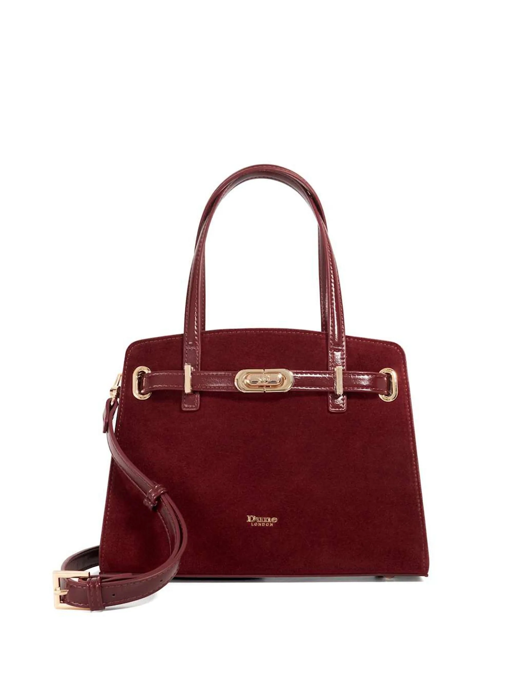 Rood - Dune London Dinidefine Medium Belted Tote Bag