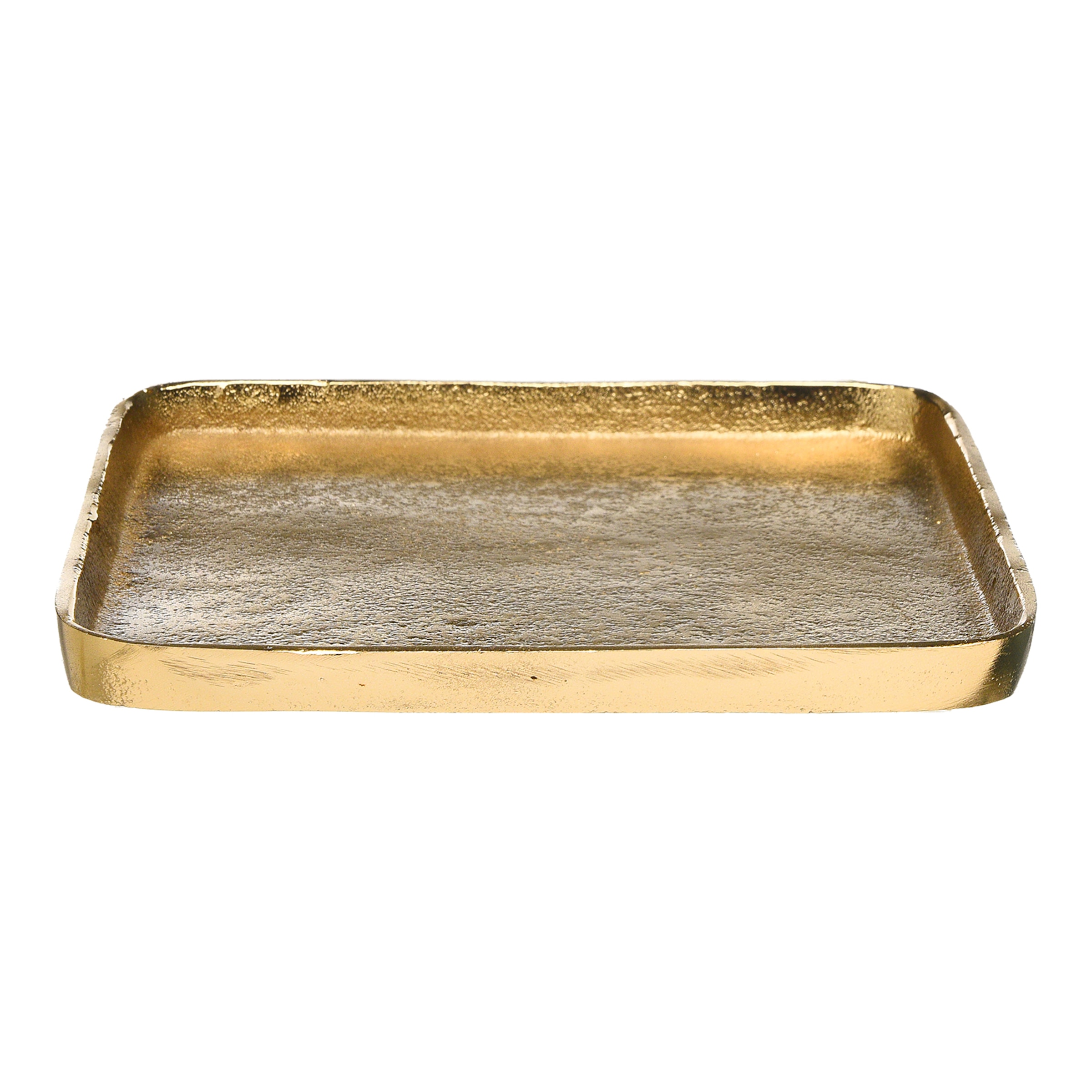 gold, L 17,5 x B 17,5 x H 1,5 cm