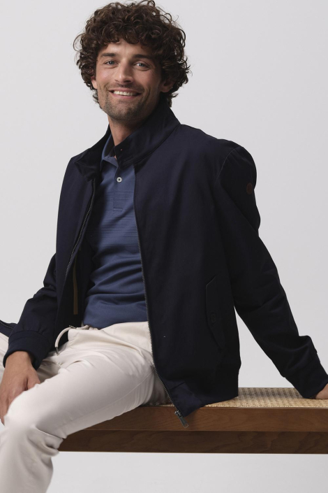 Campbell blauwe heren jas