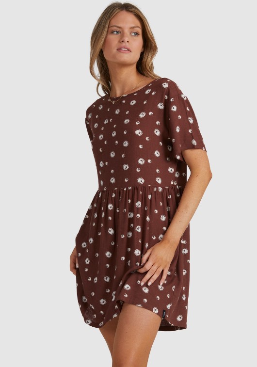 Rvca Balance Act Dress Cappuccino