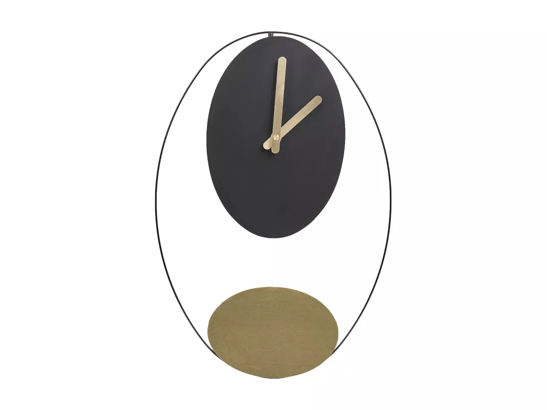 Horloge murale MANIGOD 32 cm Métal Noir