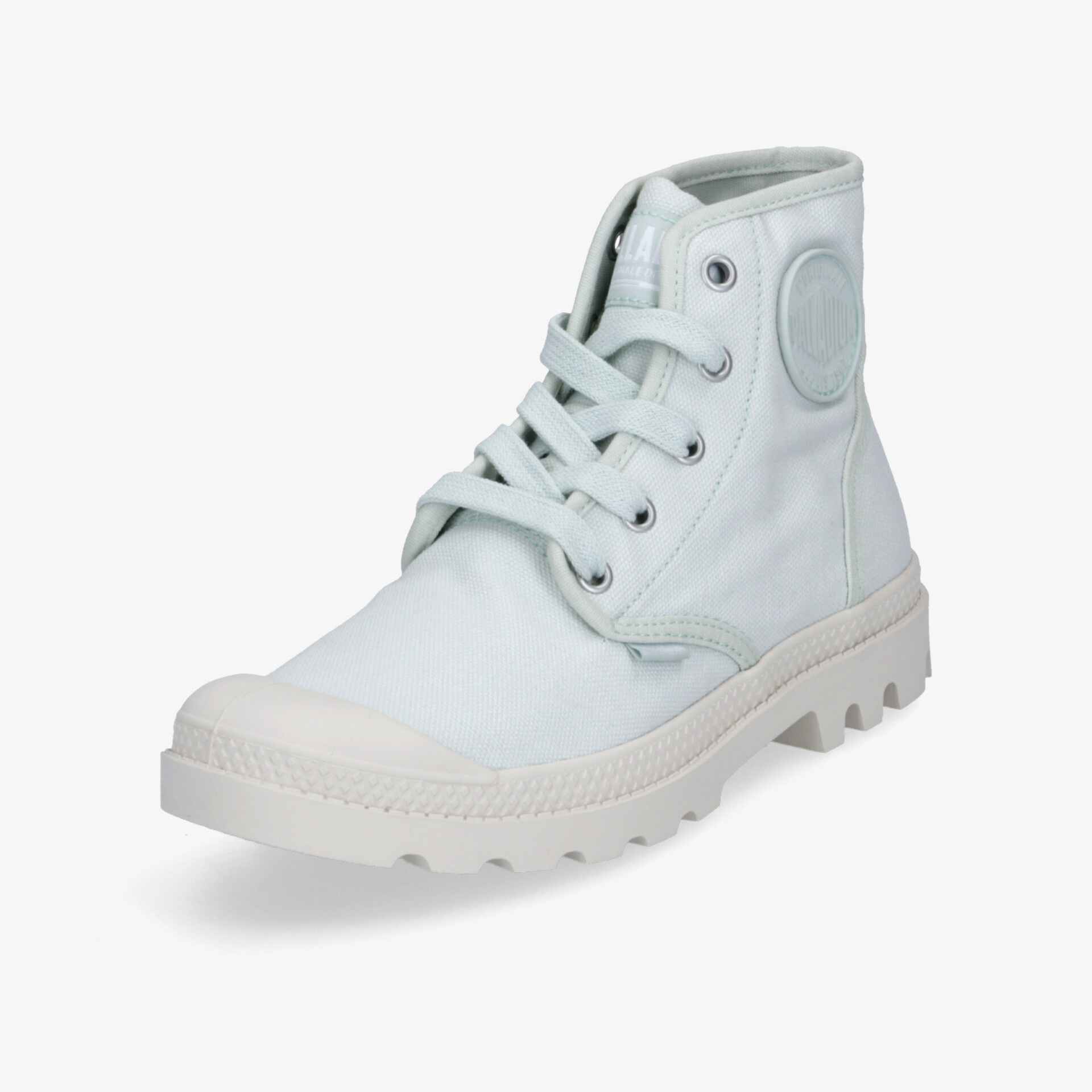 PALLADIUM Pampa High Damen Leinenschuhe mint
