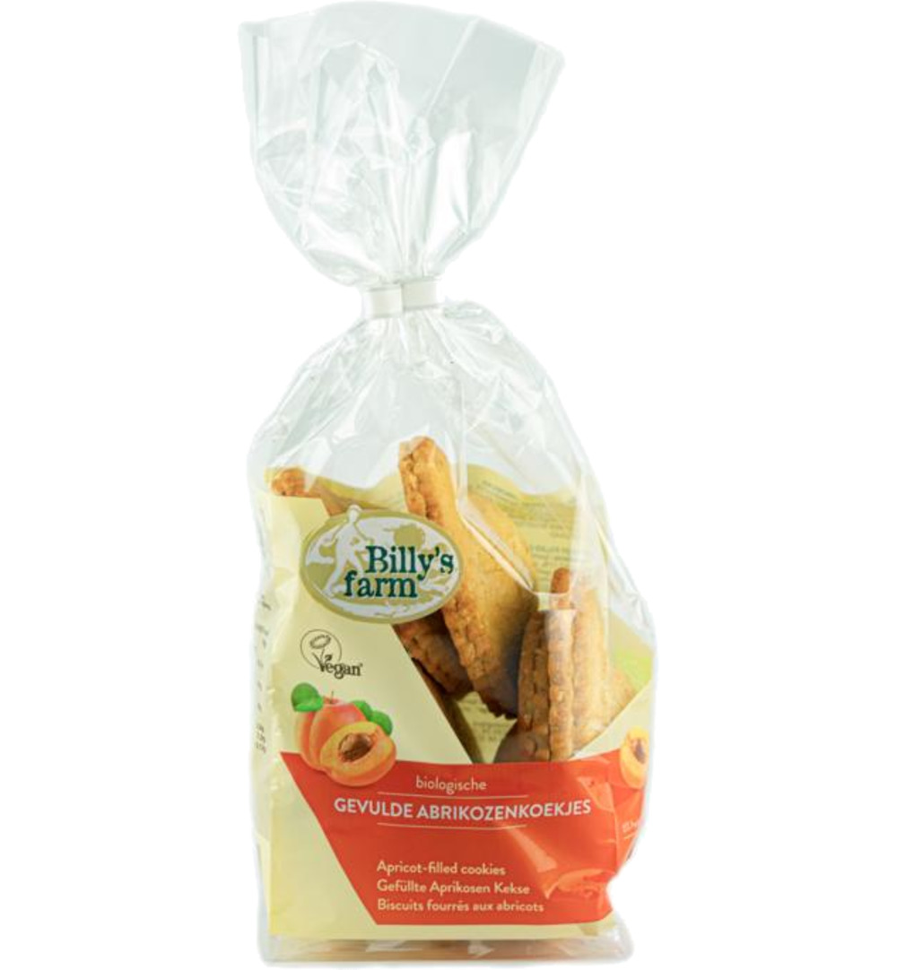 Billy’s Farm Abrikozenkoekje gevuld bio (200 gr)