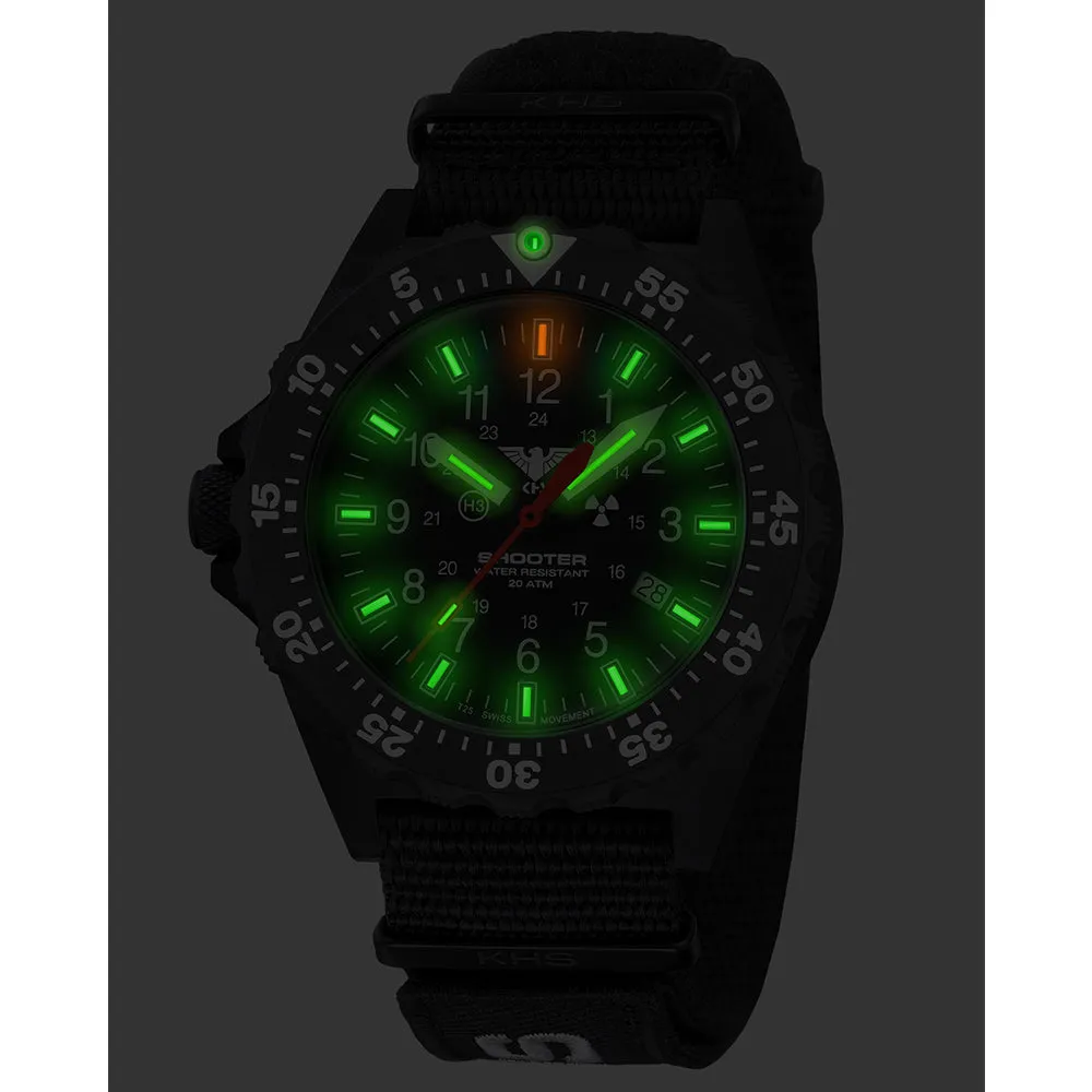 KHS -  Armbanduhr Shooter MKII Field Natoband XTAC