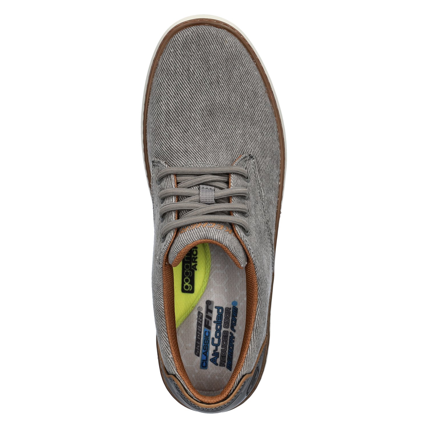 Hyland heren sneaker Skechers Bruin