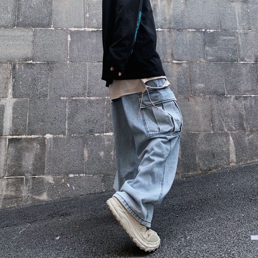 2DAWGS - Matching Cargo Jeans met Wijde Pijpen