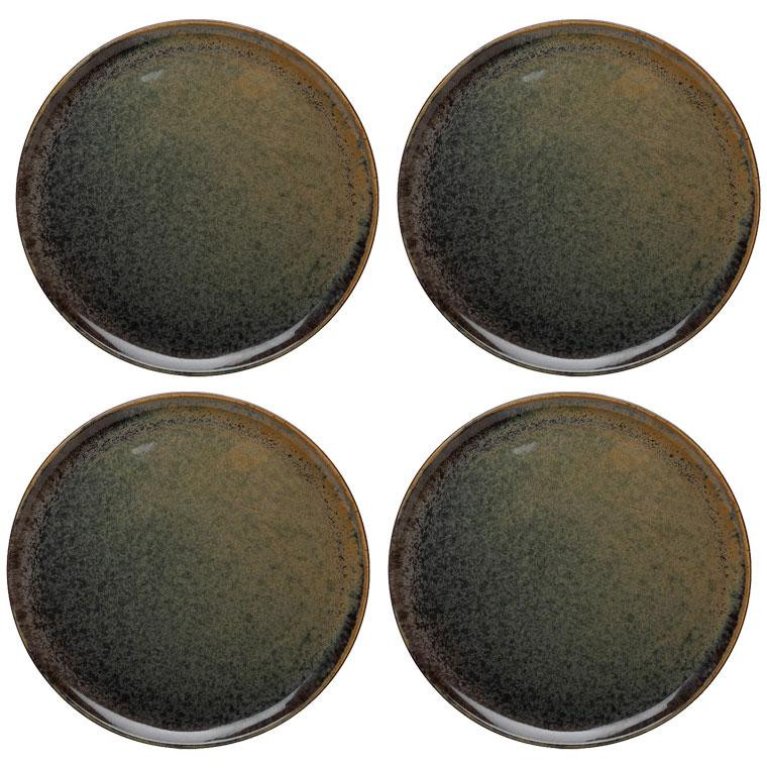 Serax Surface by Sergio Herman dinerbord Ø27 set van 4 Indi Grey