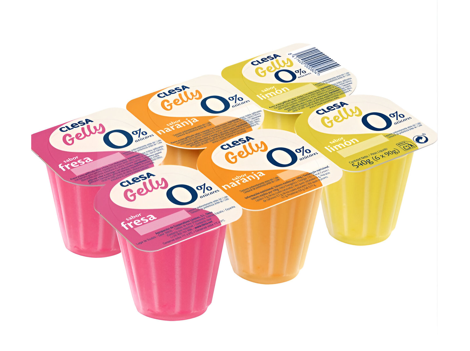 GELATINA CLESA MULTISABORES 6X90G