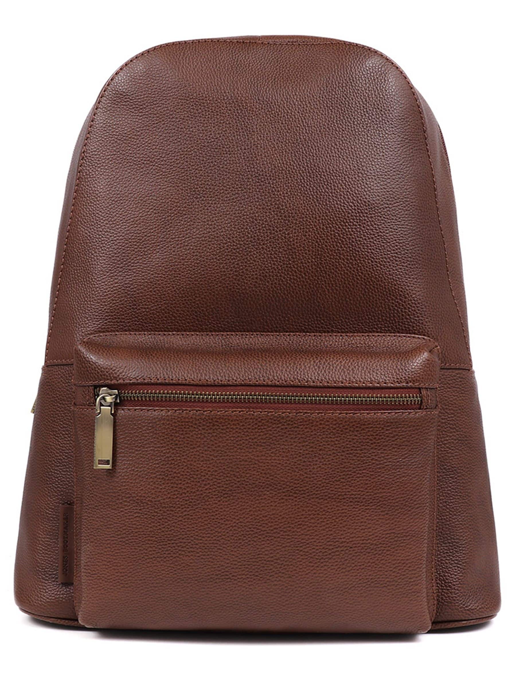 Bruin - Jones Bootmaker Vally leren rugzak