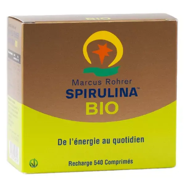 Marcus Rohrer Spirulina Bio 540 Comprimés
