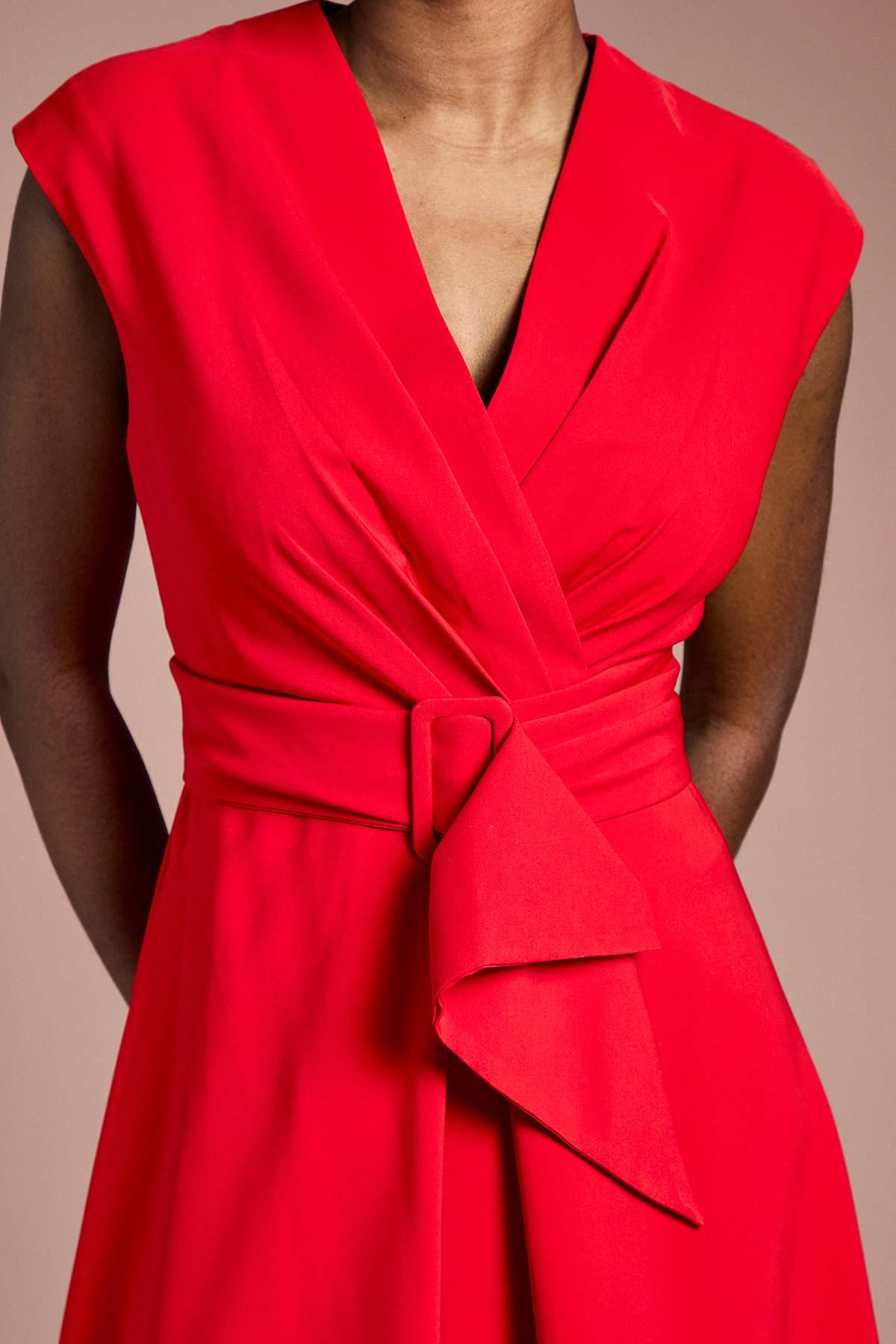 Coast Robe Crêpe à Ceinture