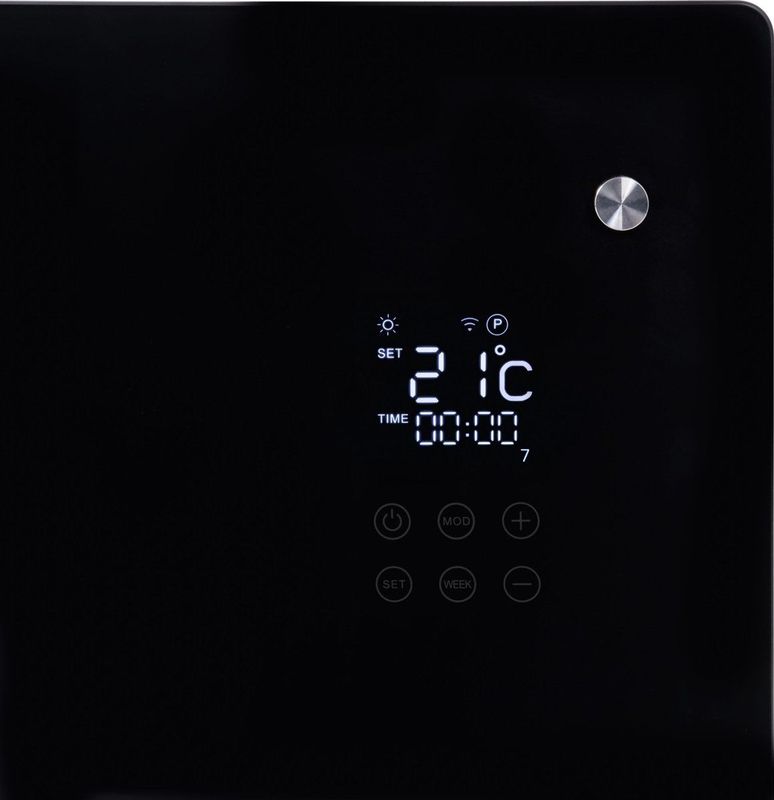 Eurom - Alutherm Verre - Convector Verwarming - Zwart - 2000W