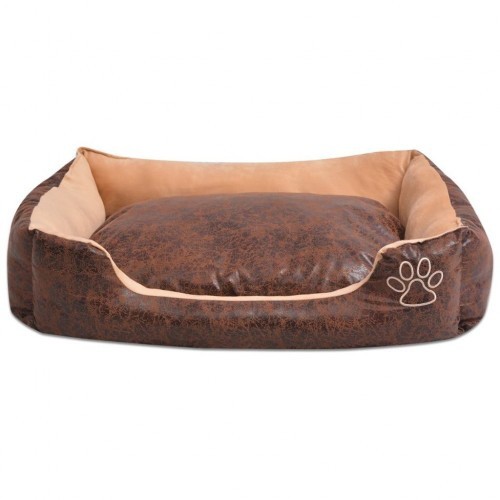 Cama/almofada marrom para cachorro