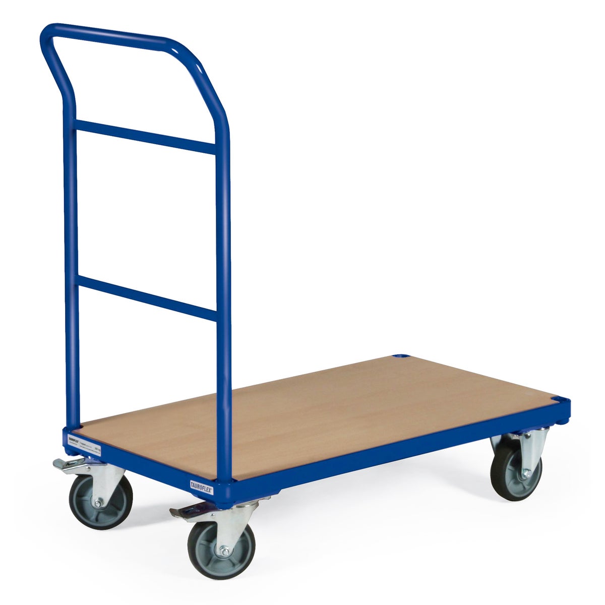 Protaurus platformwagen met 1 duwbeugel, zonder zijrand, 1000x600mm