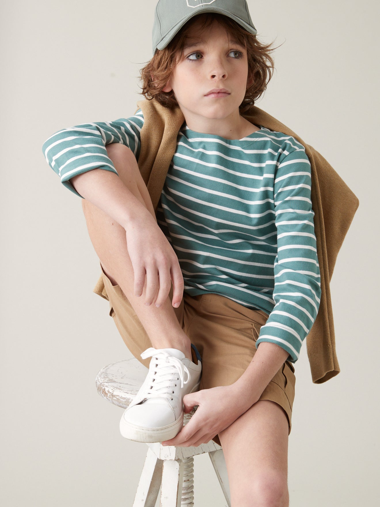 T-shirt marinière Garçon - Coton bio