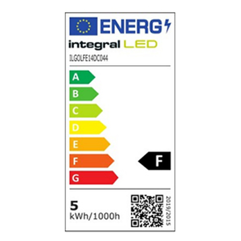 Integral LED lamp kogel mat E14 4.9W 470lm 2700K• Dimbaar
