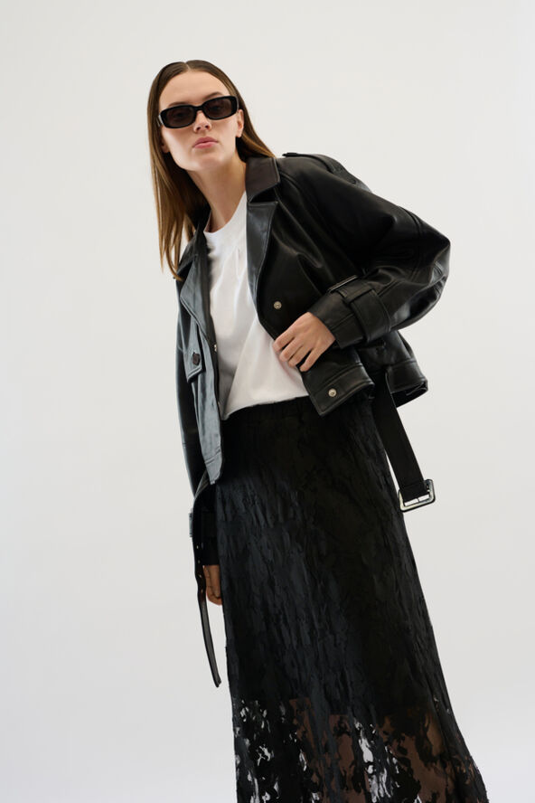 Karen by Simonsen KBPuk Leather Jacket Meteorite
