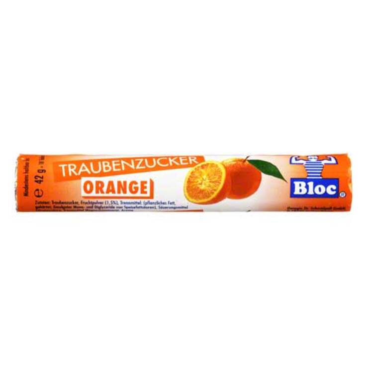 Bloc Traubenzucker Orange, 1 St