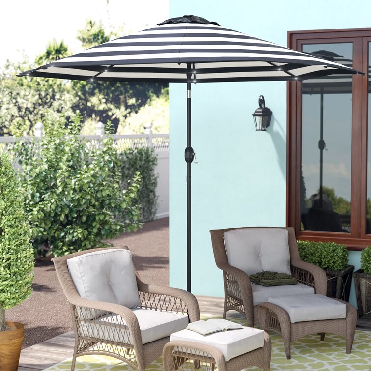 Yolanda 108'' Lighted Market Umbrella