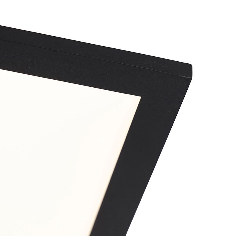 Modern LED paneel zwart 120 cm incl. LED - Liv
