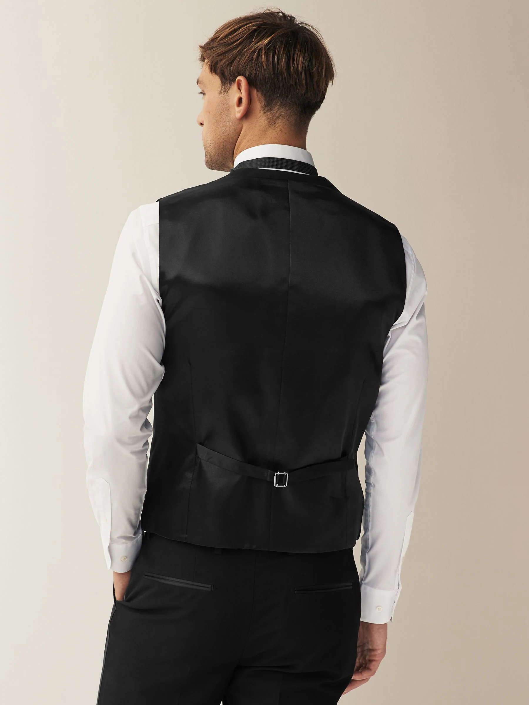 Zwart - Gilet met regular fit