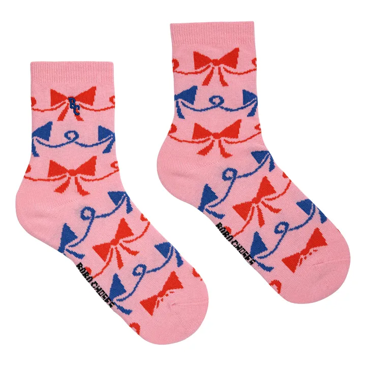 Bobo Choses Lot 2 Paires Chaussettes Arc-en-Ciel | Rose