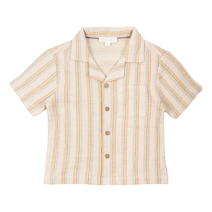 Louise Misha Chemise Alov Rayée | Beige