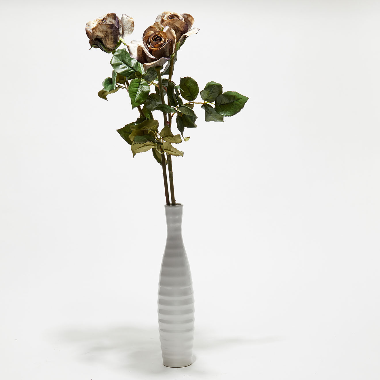 Pomax 3 Roses multicolores - 75 cm