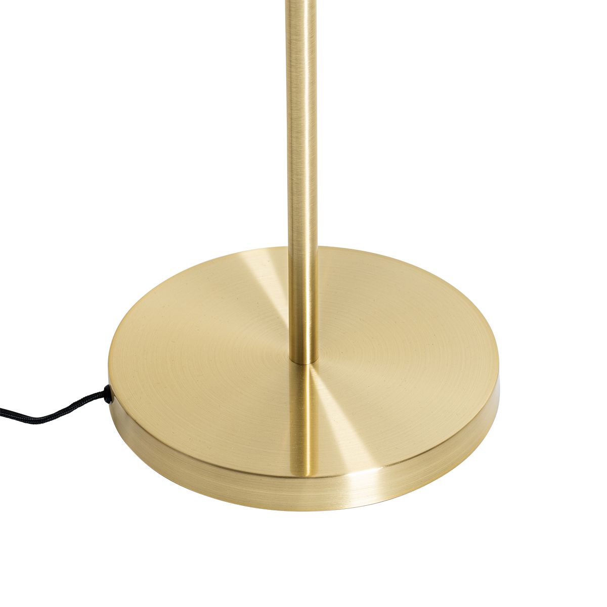 Art Deco vloerlamp goud met glas 3-lichts - Ayesha
