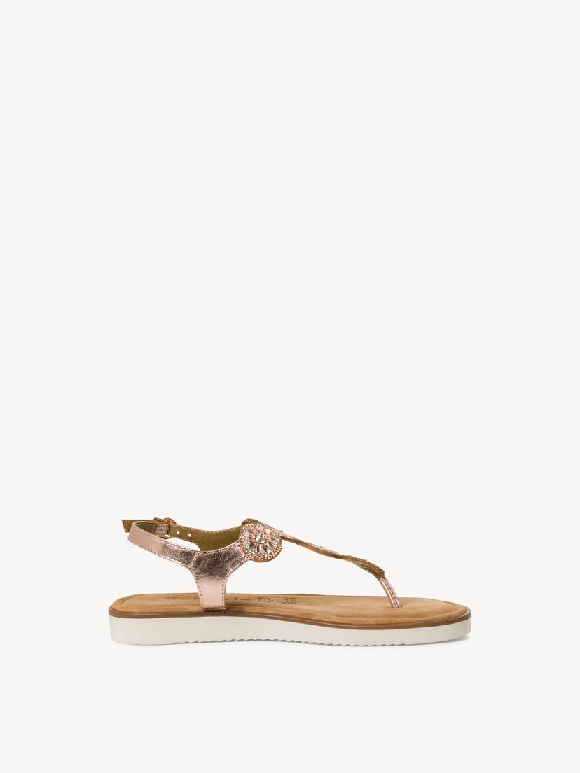 Leren Sandaal - metallic