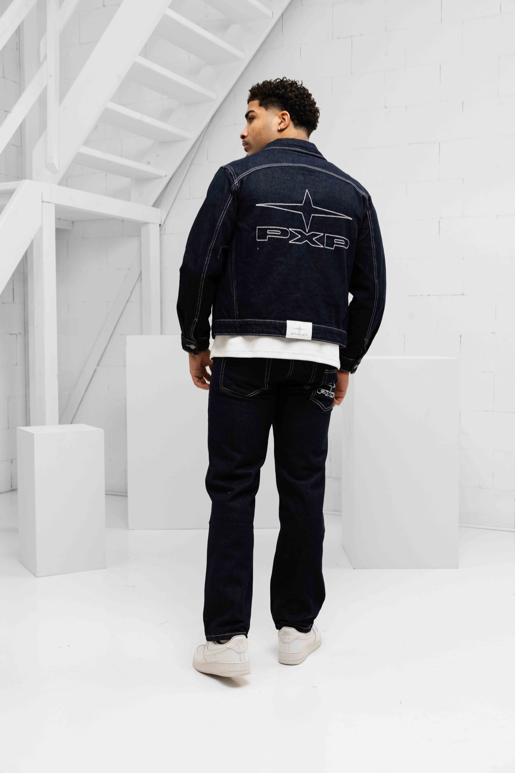 Project X Paris Knockout Denim-Set Heren Donkerblauw